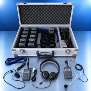 Xepton mobile Höranlage Tourguidesystem Mietkoffer 10 Empfänger -besserhören by Gleichcom AG | 6331 Hünenberg
